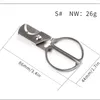 Stainless Steel Cigar Cutter Portable Double-Edged Cuban Cigar Tool Pocket Cigarette Scissor Cutting Accessories Man