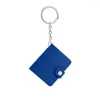 Porte-clés personnalisé Mini Po cuir personnalisé 12 pièces coloré livre d'images porte-clés famille anniversaire bricolage portefeuille pendentif