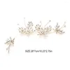 Colar Conjunto de Brincos Tiaras Borboletas Touca Longa Elegante Estilo Vintage Tiaras Acessórios Artesanais Feminino Dama de Honra