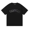 Trapstar Designer Shirt Men Sweatshirt Round Neck Kort ärmskjorta överdimensionerade tshirts Pullover tee Bomull Tshirt Size SMLXL
