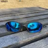 Diseñador Oakleiesl Gafas de sol Juliet Metal Marco de metal polarizado Gafas de montar Pesca Montañismo Gafas de sol