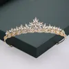 Sen Xian Mei Bande De Cheveux De Haute Qualité Ornement De Cheveux De Zircon De Mode Plein Diamant Couronne De Mariée Ornement De Cheveux Baroque Tête Couronne Robe De Bal Accessoires