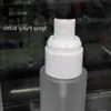 Flacone spray vuoto ricaricabile con pompa in vetro smerigliato, ideale per lozioni, olio essenziale, vasetti di crema, piccolo contenitore da viaggio con argento brillante L Vtrq