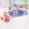Кукол 6 штук детей успокаивает игрушечную мягкую ткань родительскую детскую общение семейное общение для семейного пальца плюшевая игрушка 230613