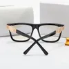 Designer zonnebril houten bril voor mannen dames mode buffel zonnebrillen heldere bruine lens houten frame 003