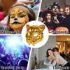 Masques de fête 20CM Vip Client Invité Masque Doré BOSS Léopard Halloween Tigre Adulte Partie Prop Masque Pour HOMME CospLAy Shell 230614