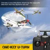 ElectricRC Aircraft P-40 RC Aircraft P40 Fighter 400mm Wingspan 4CH 6-Axis Gyro One-Key U-Turn Aerobatic RTF RC Airplane Juguetes al aire libre 230613