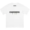 Tasarımcı Gömlek Essent T Shirt Street Sıradan Essentail Tshirt Tshirt Gevşek Erkek Kadın Yaz Şortu Essen Tshirts Göğüs Baskı Üstleri Tees Essentiel Şort T-Shirt