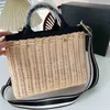 Designer Beach Bag Straw Woody Totes Summer SunshineTravel Shopping Bags Luxury Crossbody Women Handbag