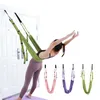 Bandes de résistance Sangle de yoga aérienne réglable Hamac Swing Stretching Exercices d'inversion anti-gravité Ceinture multicouche Yoga Flexibility Trainer 230613
