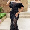 Plus size Dresses Size Evening Sequin Dress Mesh See Through Clothing Female Luxury Elegant Robe 2023 Summer Women Trendy Party In 230613