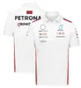 Camisa pólo Fórmula 1 de verão para corrida ao ar livre camiseta de manga curta com o mesmo estilo de personalização
