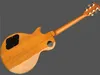 Custom body flame Maple Electric Guitar, Yellow Bound Premium ABR-1 Bridge guitar OEM