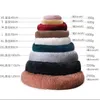 Designer dog bed classic removable round Plush pet nest cat nest warm dog bed pet mat breathable soft pad Hine Was Dhdim