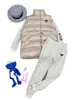 Kvinnors spårdräkter Designer Winter Leisure Fashion Sports Set Tröja Huva ner Cotton Coat Three Piece Stor storlek WZL1