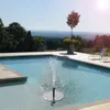 Decorazioni da giardino Fontana solare galleggiante Fontana a cascata Piscina Stagno Bagno per uccelli Pannello solare Fontana alimentata Pompa dell'acqua Decorazione da giardino di loto 230614