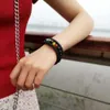Bracciali fatti a mano colorati sette perline naturali braccialetto a catena con corda intrecciata multistrato per gioielli da donna R230614