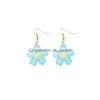 Charm Creative Earring For Women Resin Flower Sakura Drop Earrings Children Handmade Jewelry Diy Gifts Delivery Smtlo