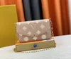 Dames designer schoudertas luxe Pochette Felicie handtassen Lichte kleurenafbeelding bloemletter kleine kettingtassen damesmode avond make-up portemonnee met doos