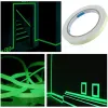 Luminous Tape Self Adhesive PET Warning Tape Night Vision Glow In Dark Wall Sticker Fluorescent Emergency Sticker