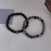 Bracelets Natural Snowdrop Beads For Women Couple Matching Bracelet Stretch Beaded Jewelry Gift R230614