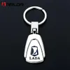 För LADA Metal Key Chain KEYCHAIN ​​Auto Key Ring Accessories Car Styling för Lada Granta Niva Priora Kalina 2 Largus Vesta Xray8240259M