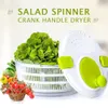 Salade Gereedschap Salade Afdruiprek Handleiding Sla Droger Crank Handvat Vergrendeling Deksel voor Groente Fruit Salade 230613