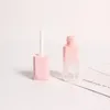 Förvaringsflaskor grossist 5 ml tomt läppglansrör/flaskor läppglanspaket geradient rosa glasyr läppstift packning makeup påfyllbar flaska