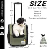 Capas para assento de carro para cachorro EDENPETZ Carrinho de estimação para gato Bagagem com rodinhas Mochila Carrinho de passeio Animal Casa Mala de viagem Transportador de rodas