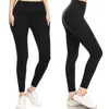Active Pants Yoga For Women Loose Fit Low Midje Women's Sports Sequined Pocket Leggings Fitness Running Cotton