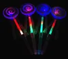 Novità Illuminazione Bambini LED Light-Up Lollipop Glow Sticks Ragazze Principessa Lampeggiante Fata Bacchetta Bastoncini Abito da festa Natale Navidad Capodanno