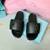 Slippers Dames P Slippers Zomer Half tow Home Office Slide Echt Zacht Leer Mannen Slippers Mode Slipper Klassieke Open Teen Casual Sandalen Zwart Scuffs J230614