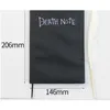 Notepads A5 Anime Death Note Notebook مجموعة جلدية مجلة وقلادة ريشة القلم الرسوم المتحركة فنون الكتابة مجلة الموت ملاحظة Notepad 230614