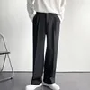 Mens Pants Privathinker White Solid Wide Leg Suit Casual modemärke Manliga byxor Baggy Korean Style Clothing 230614