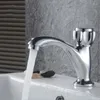 Bathroom Sink Faucets G1/2 Brass Single Cold Faucet Style Home Washbasin Tap El Balcony Counter Basin Bibcock