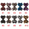 Toddler Glitter Sequins Bows Hair Clips Cute Leopard Print Bowknot Bangs Hairpin Baby Girls Headwear Clothing Decoration