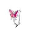 Casual Butterfly Nose Clip Fashion Personalized U-shaped False Nose Ring Faux Nose Piercing Jewelry for Women