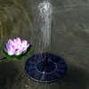 Dekoracje ogrodowe Solar Water Fountain Pump Kolorowe światła pływające ogrodowe Fontanna pompka pływacka