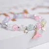 Bracelets Fashion Multicolor Beaded Bracelet for Women Cute Rabbit Rope Jewelry Pulseras R230614