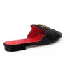Terlik Düşük Fiyatlı İtalyan Düz Lüks Sandalet 2023 Grand Marka Kadın Ayakkabıları Yaz Moda Stili Artı Boyut 44