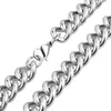 Chains Strong Heavy Stainless Steel Silver Color Cuban Curb Chain Fashion Jewelry Mens Unisexs Necklace Or Bracelet 7-40inch Xmas Gift