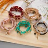 Armbanden voor vrouwen Multilayer kralen touw ketting set zomervakantie strand sieraden geschenken R230614