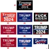 Bannerflaggor 20 Styles Trump 3x5 ft 2024 Reelect Take America Back Flag med mässing GROMMETS PATRIOTIC DROP LEVANELL HEM GARDEN FEST DHMZU