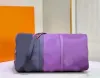 Designer tote Bag Men's Gradient Color Bag Leather giant duffel bag Women's Quick Travel Bag Large capacity waterproof luggage tote bags
