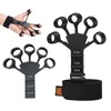 Poignées 1pcs Silicone Gripster Grip Strengthener Finger Stretcher Hand Grip Trainer Gym Fitness Training And Exercise Hand Strengthene 230613