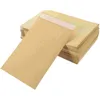 ギフトラップ100 PCS CASH CASH自己粘着封筒金融主催者Vellum Envelopes Kraft Bags Saving Sample