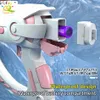 Gun Toys Huiqibao Space Electric Automatic Water Horese Portable Kids Summer Beach Bight Fintasy Toys For Boys Kids Game 230613