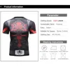 T-shirt da uomo T-shirt stampata 3D Uomo Compressione Manica corta Sport Top Bodybuilding Fitness Calzamaglia Homme Anime Costume cosplay maschile