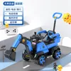 ZL Excavator Toy Car Children kan sitta fjärrkontroll Electric STORT ENGINENGITY BIL