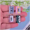 Charms Mix 15x26mm Magnet Tape Emamel Metal Pendant For DIY Earring Keychain Jewelry Making Drop Delivery SMT95